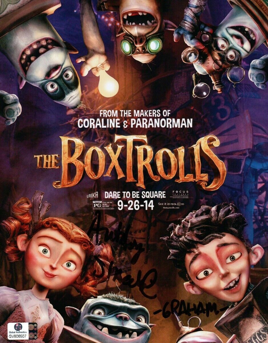 Graham Annable Anthony Stacchi Signed Autographed 8X10 Photo Poster painting Boxtrolls GV806507