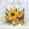 DIY Acrylic Special Shaped Diamond Painting Flower Ornament Hanging Kit