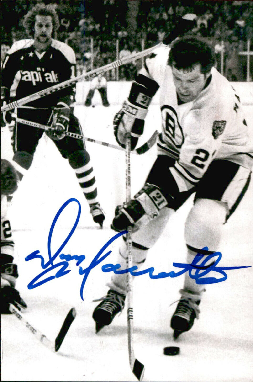 Don Marcotte SIGNED autographed 4x6 Photo Poster painting BOSTON BRUINS