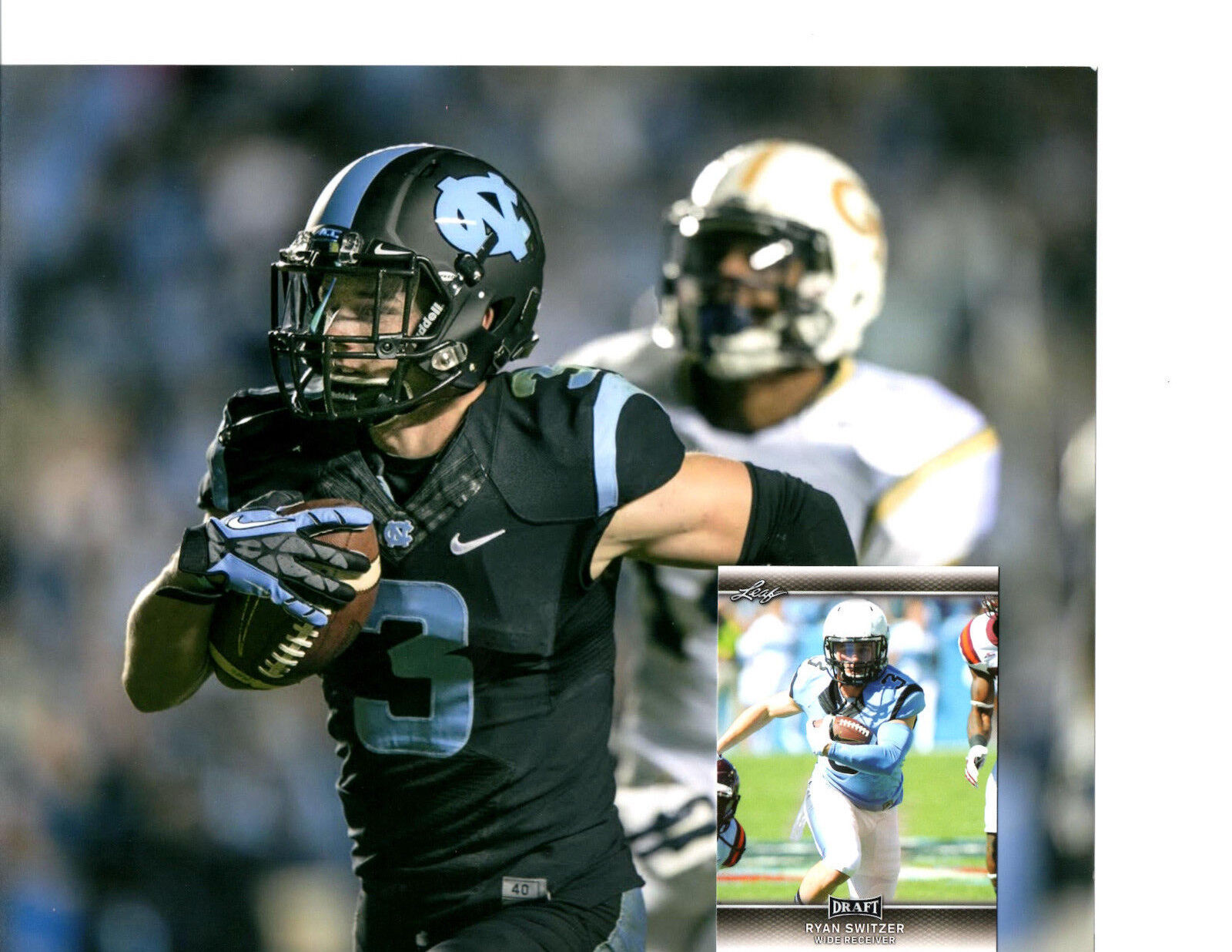 Ryan Swtizer North Carolina Tar Heels unsigned 8x10 football Photo Poster painting & rookie card