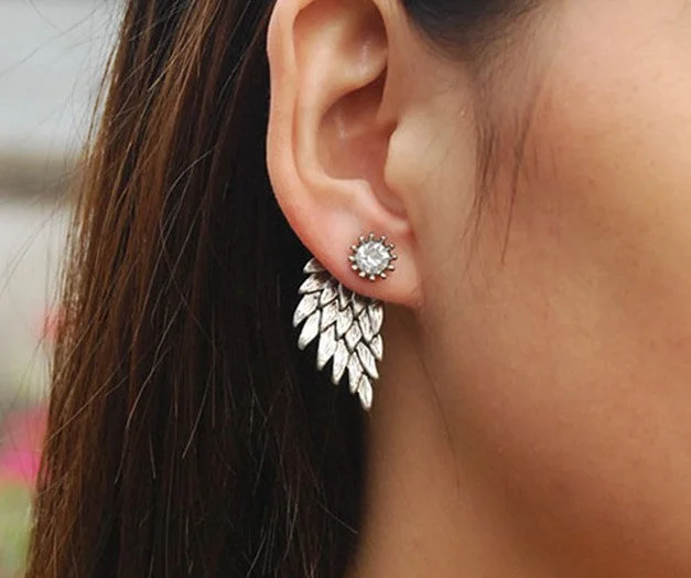 ANGEL WING STUD EARRINGS