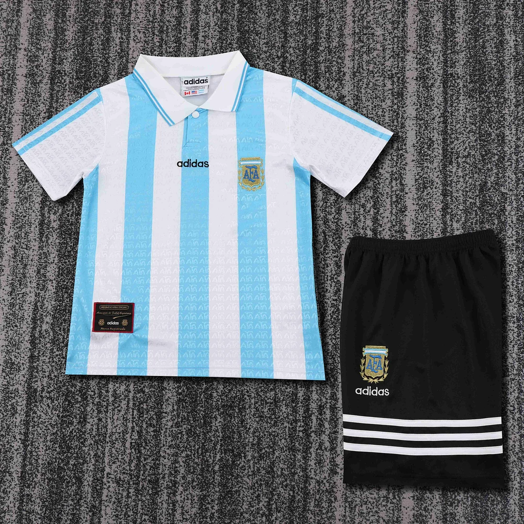 1994 Retro Argentina National Team Home Jersey Kids Size