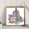 Spring Of Flowers And Lanterns - 14CT Stamped Cross Stitch 38*37cm/14.96*14.57in