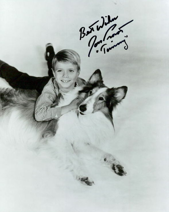 Jon Provost (Lassie) signed 8x10 Photo Poster painting