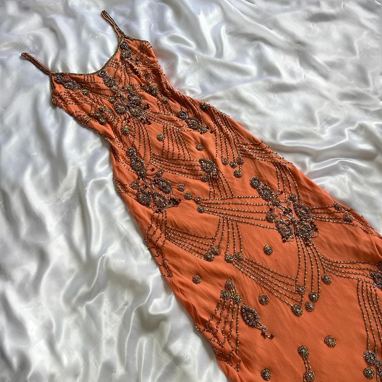 Women's Orange Dress