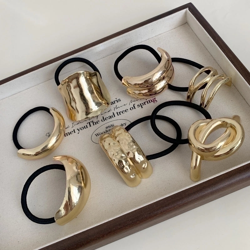 Women’s Korean Style IG Style Geometric Metal Hair Tie