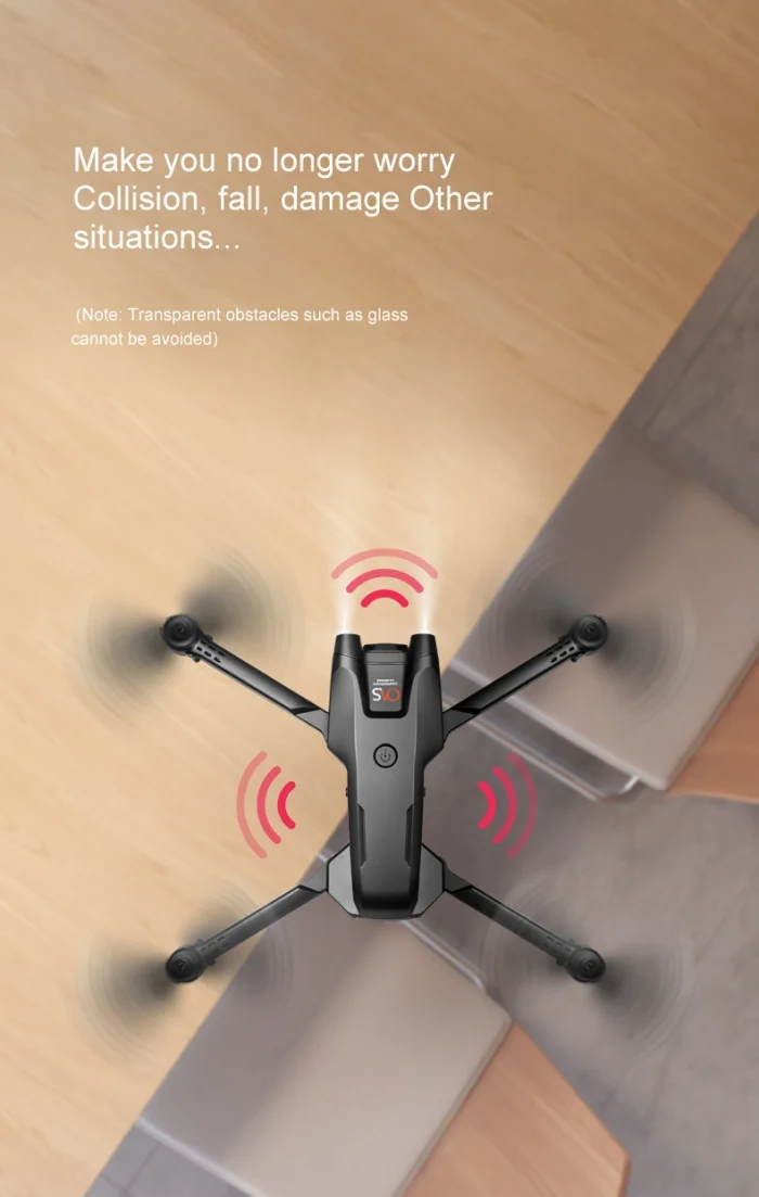 Drone Optical Flow Aerial Photography Flying Vehicle Dual Camera Obstacle Avoidance Remote Control Aircraft Toy