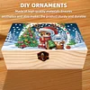 5D DIY Diamond Painting Handmade Wood Storage Box Crystal Storage Case (Deer)
