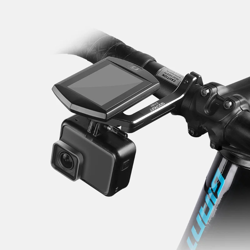 Gaciron H10C Bike Computer Mount for Garmin Bicycle Aluminum Bracket For Gopro Camera & Stopwatch Adjustable Cycling Lamp Holder