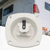 RV Camper Water Fill Inlet with Pressure Regulator for Caravan RV (White)