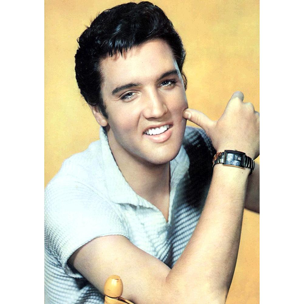 

30*40CM - Elvis Presley - Round Drill Diamond Painting, 501 Original