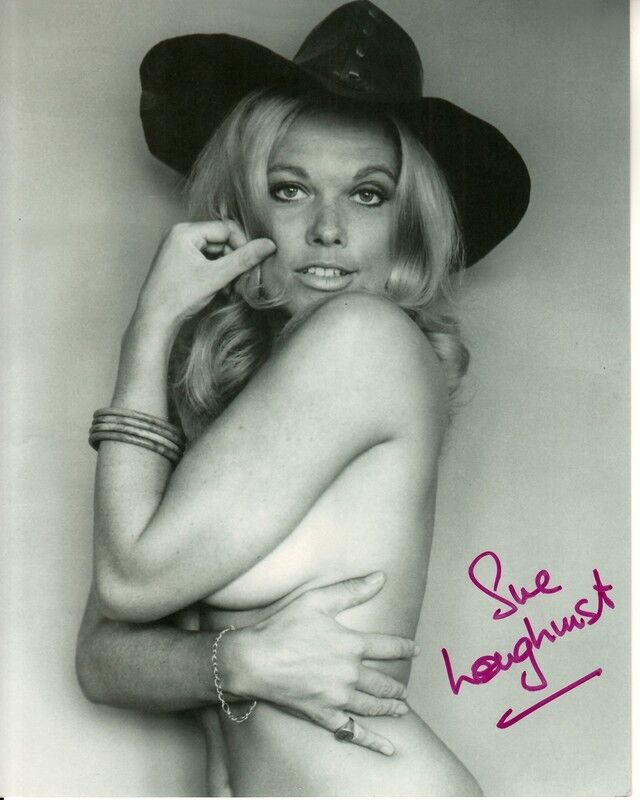 SUE LONGHURST hand-signed NO CLOTHES YOUNG & SEXY 8x10 authentic w/ UACC RD COA