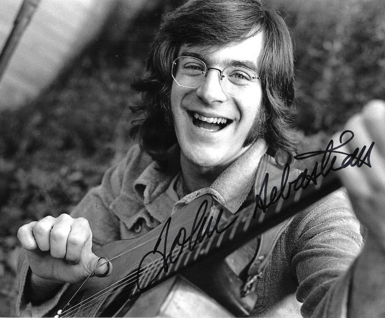 * JOHN SEBASTIAN * signed 8x10 Photo Poster painting * LOOVIN' SPOONFUL * COA * 4