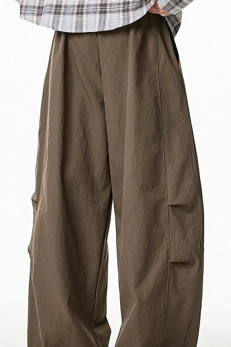 Men's Cargo Pants with Drawstring Waist Loose Fit Streetwear
