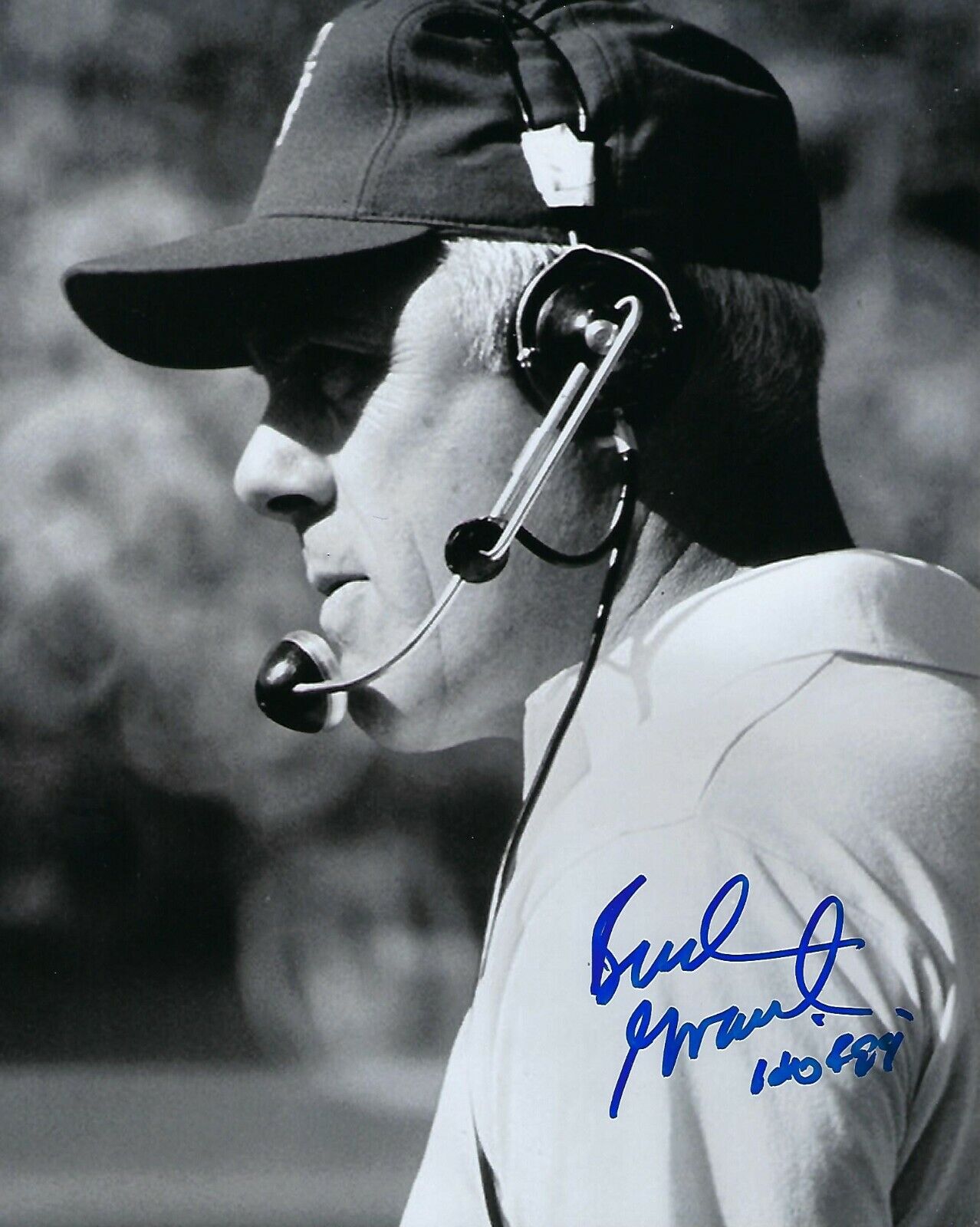 GFA Minnesota Vikings Coach * BUD GRANT * Signed 8x10 Photo Poster painting B2 COA