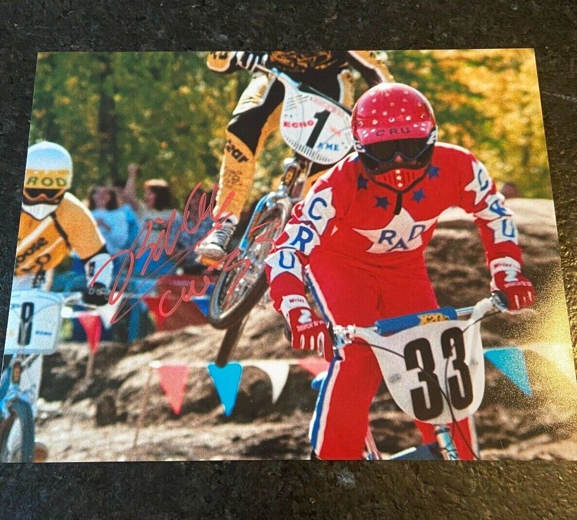 * BILL ALLEN * signed 11x14 Photo Poster painting * RAD * CRU JONES * PROOF * 5