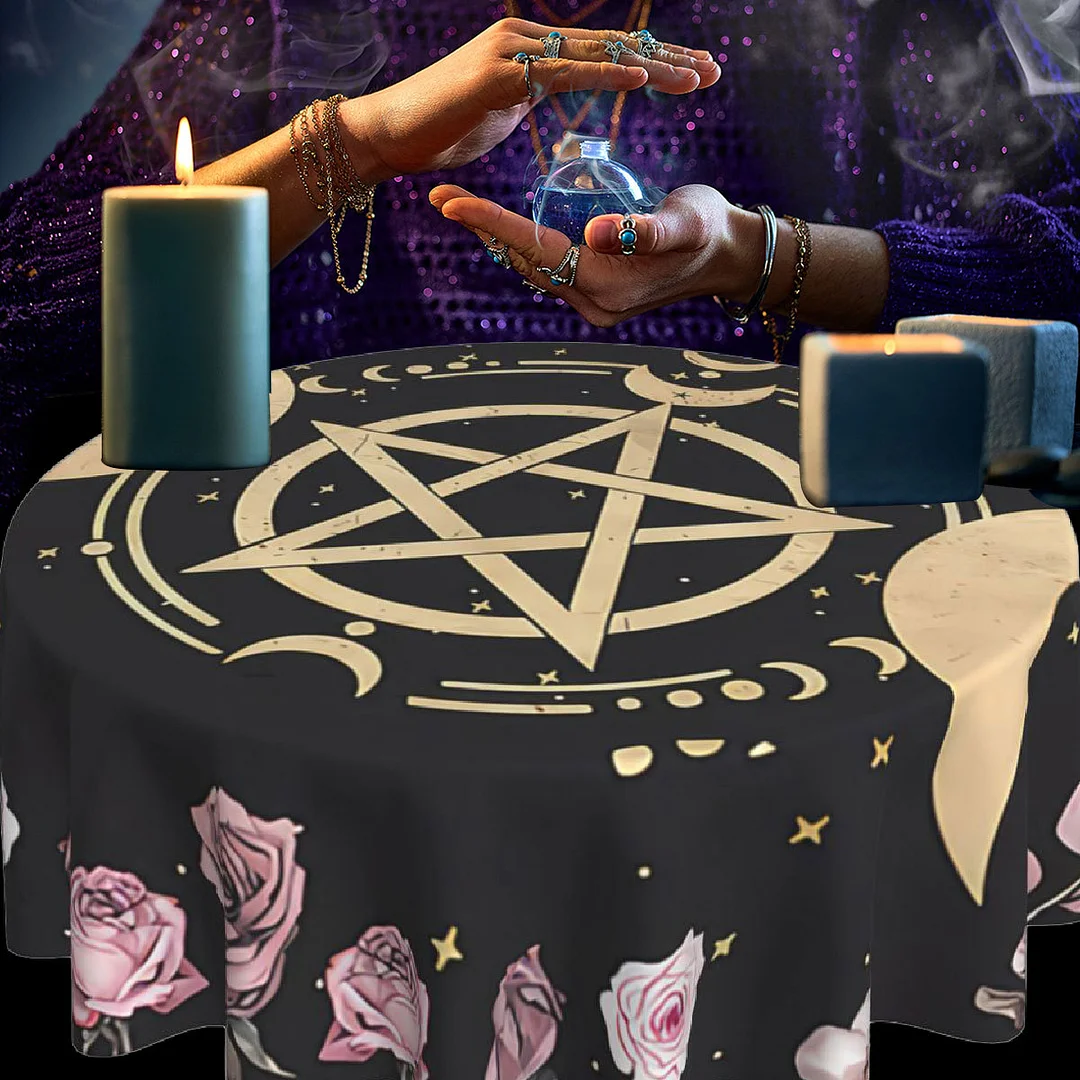 Tarot Tablecloth Tarot round tablecloth