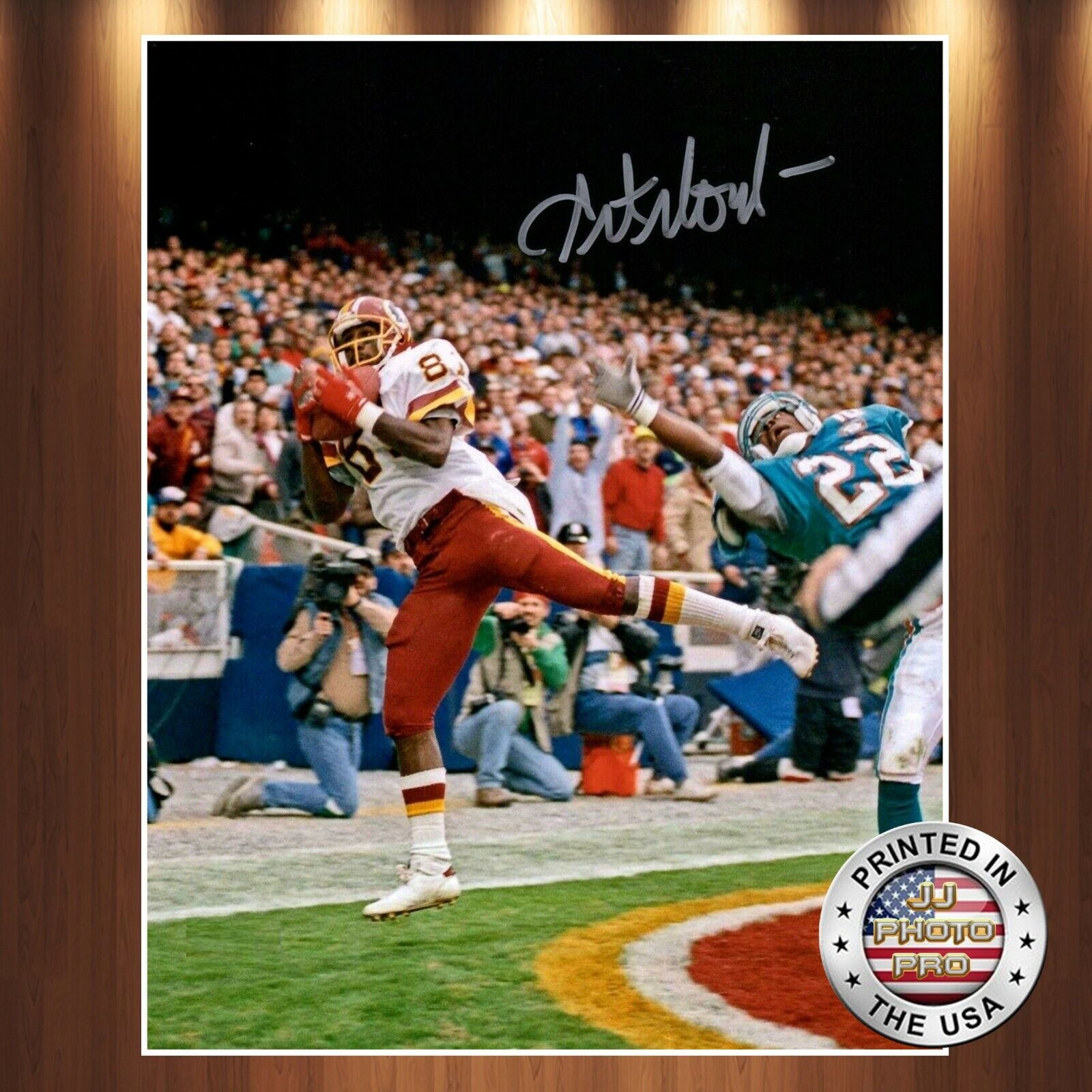 Art Monk Autographed Signed 8x10 Photo Poster painting (HOF Redskins) REPRINT