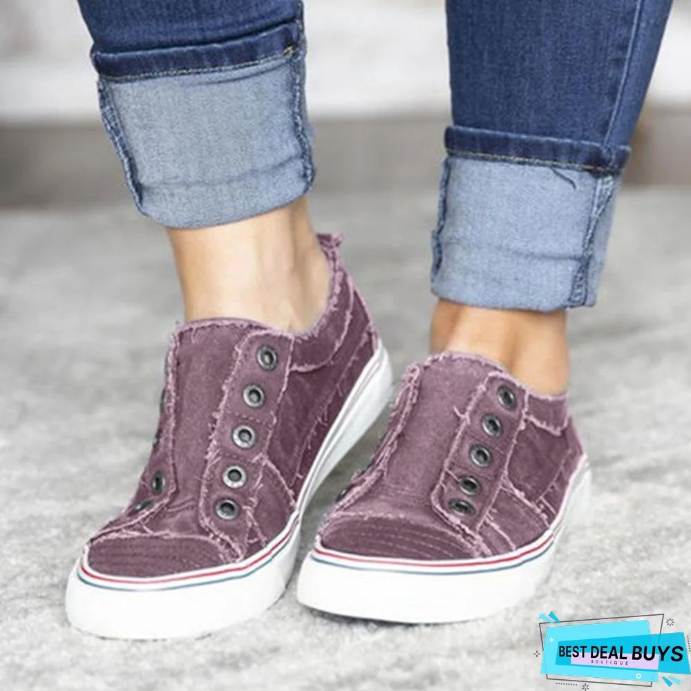 Women  Pre-istressed Hottest Sneaker