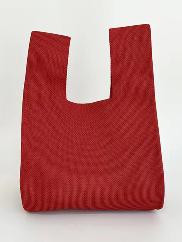 Solid Color Geometric Handbags