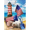 Diamond Painting Kit lighthouse Full Round Rhinestone Wall