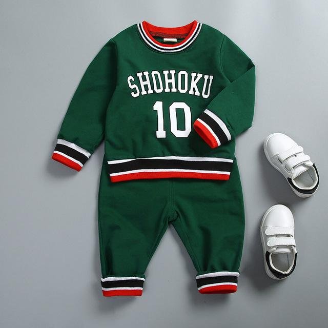 Baby Boy Girl Sport Shohoku Shirt  Pant Clothes