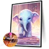 Diamond Painting-DIY Round Drill Garden Elephant