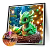 Diamond Painting-DIY Full Round Drill Cartoon Dragon