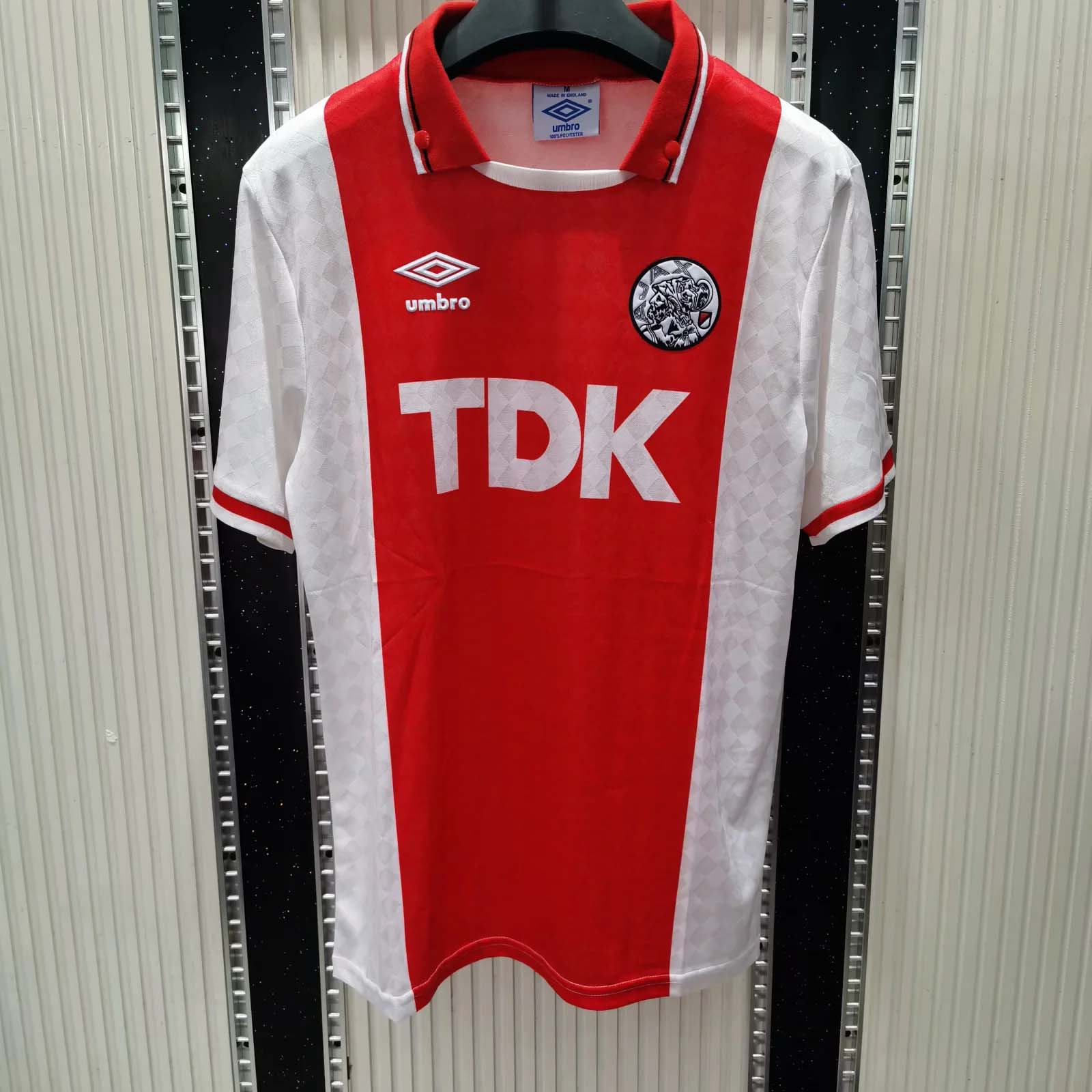 1989-1990 Retro Ajax Amsterdam Home Football Shirt 1:1 Thai Quality
