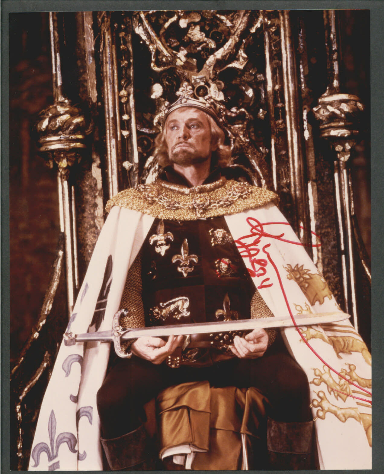 Richard Harris - Signed Autograph Color 8x10 Photo Poster painting - Camelot