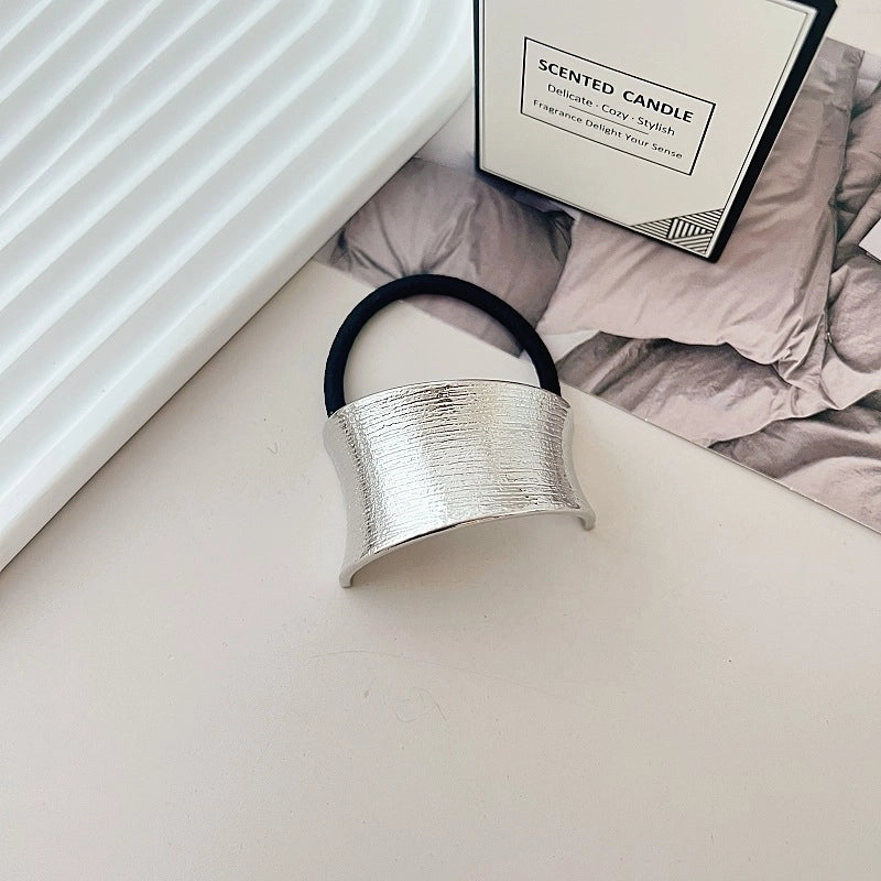 Women’s Minimalist IG Style Solid Color Zinc Alloy Hair Tie