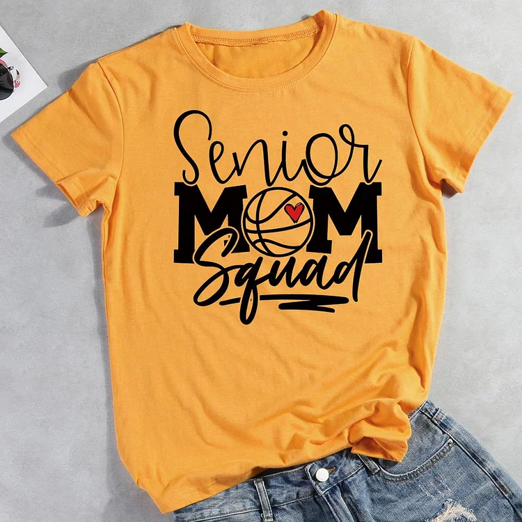 AL™ Senior Basketball Mom Squad   T-Shirt-011585-Annaletters