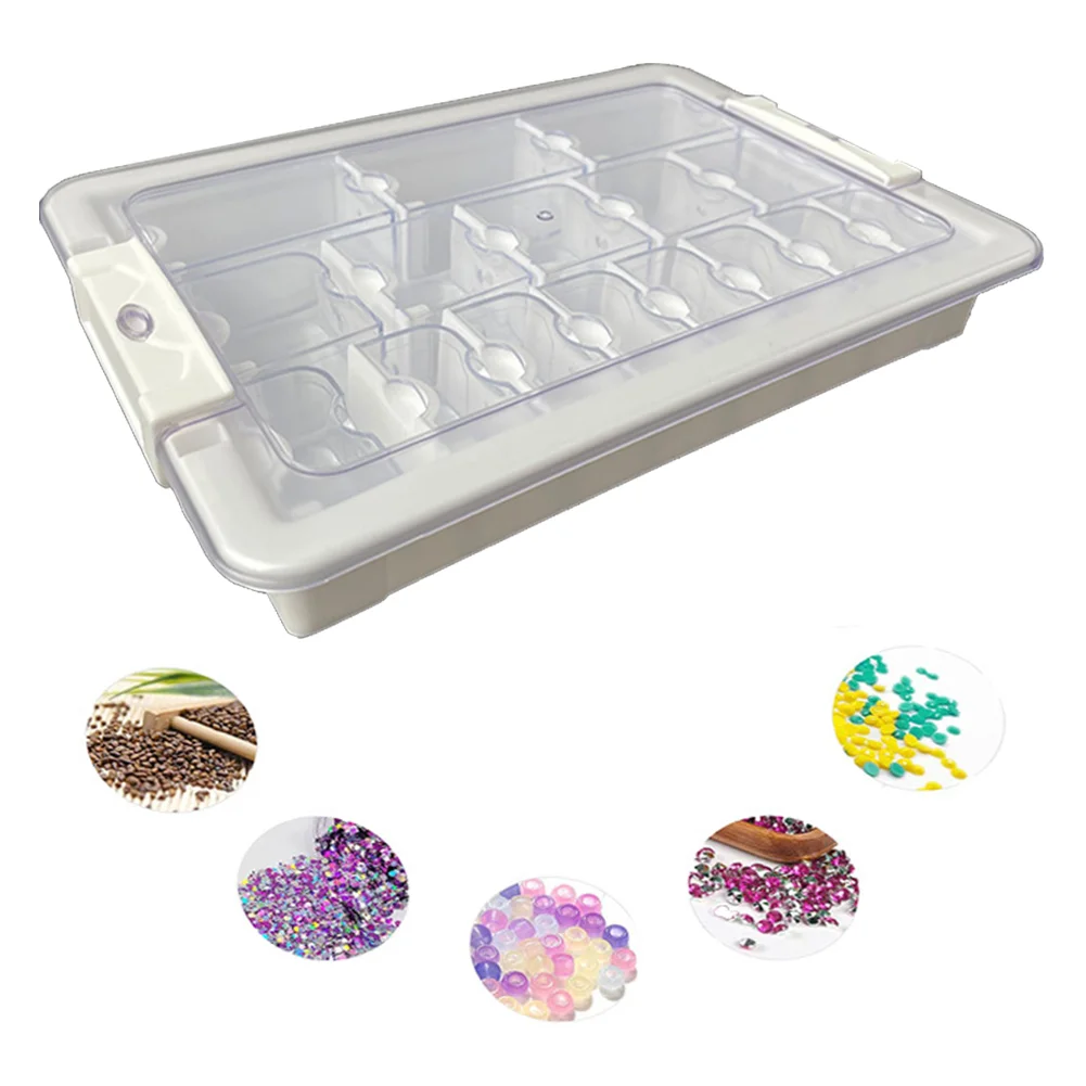 21 Grid Diamond Painting Bead Storage Containers Bead Organizers and Dot Storage