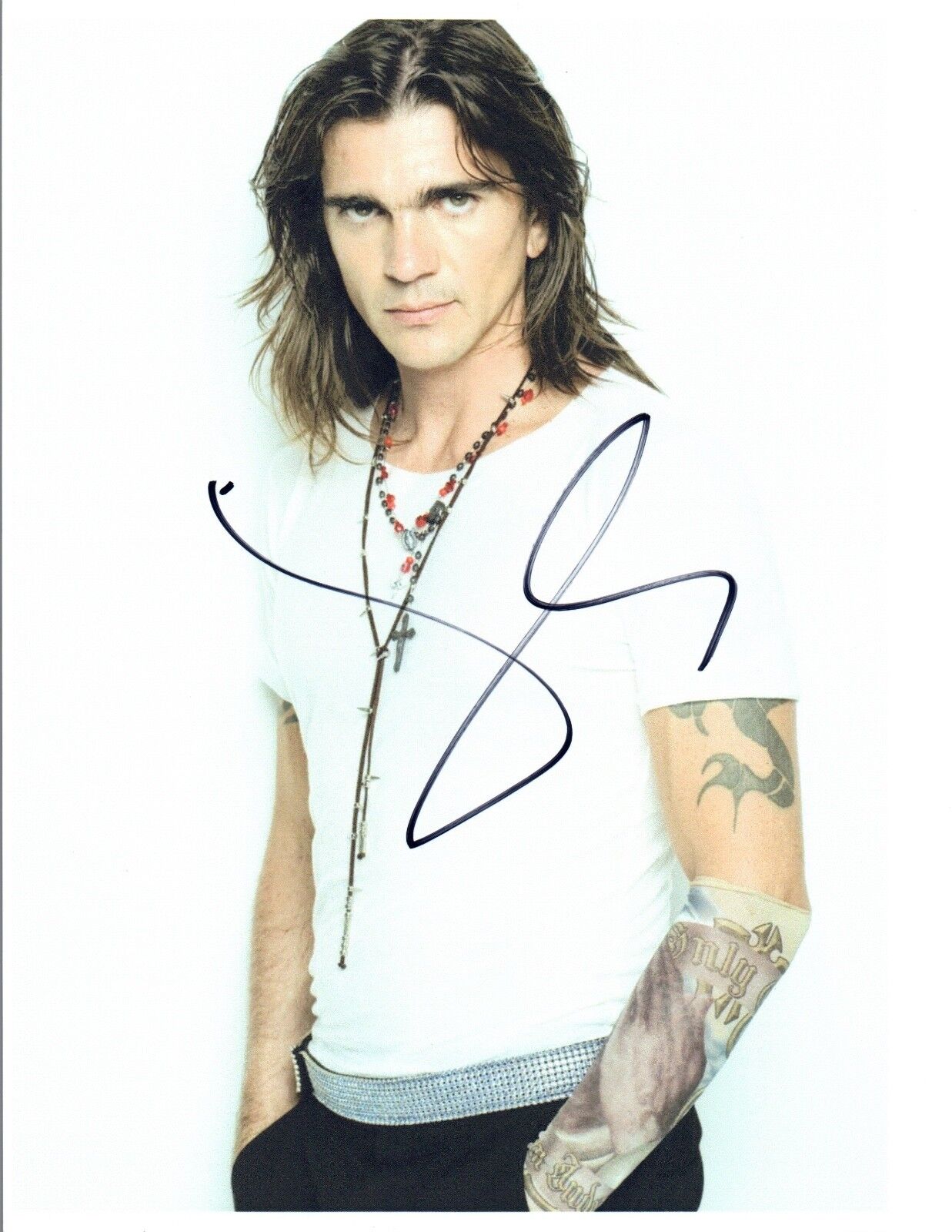 JUANES Signed Autographed 8x10 Photo Poster painting Ekhymosis COA VD