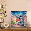 Diamond Painting-DIY Crystal Rhinestone Elephant
