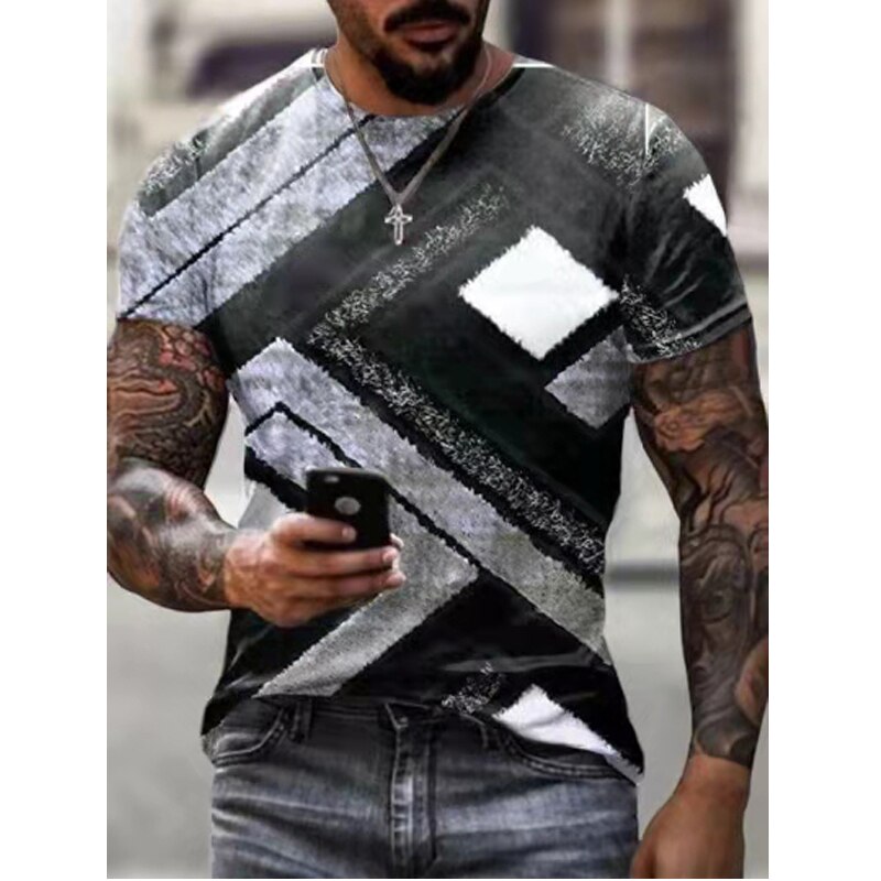 

Geometry - 3D Printed Men T Shirt, Xxxl, 501 Original