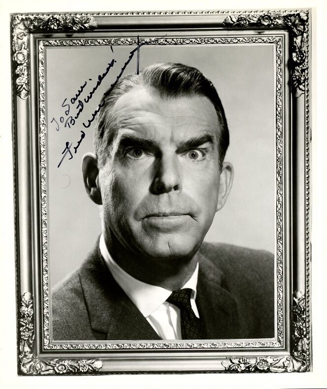 FRED MACMURRAY Signed Photo Poster painting