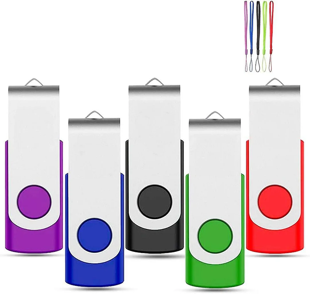 32GB Memory Stick 5Pack EASTBULL USB Flash Drive 32GB Swivel Design Memory Sticks Fold Storage