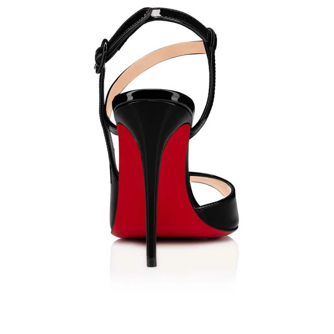 120mm Women's Stiletto High Heels Open Toe Sandals Red Bottom So Jenlove Shoes-MERUMOTE
