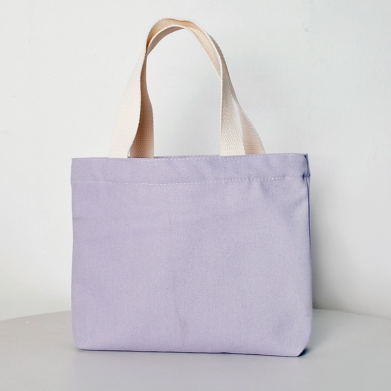 Women’s Vacation Solid Color Canvas Shopping Bags