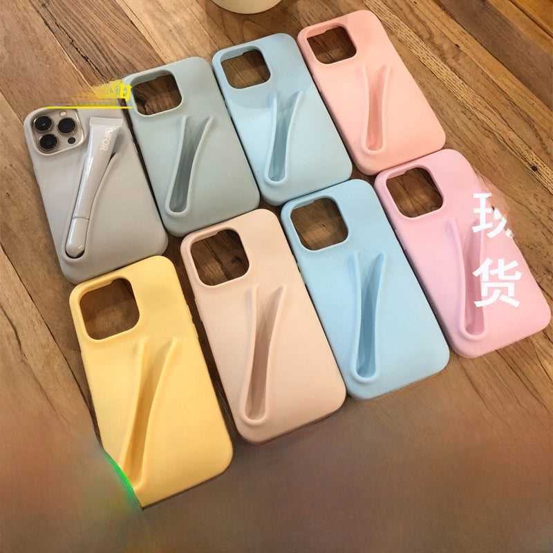 Haili Lipstick Lipstick Lip Glaze Phone Case For Apple IPhone13/14/15promax