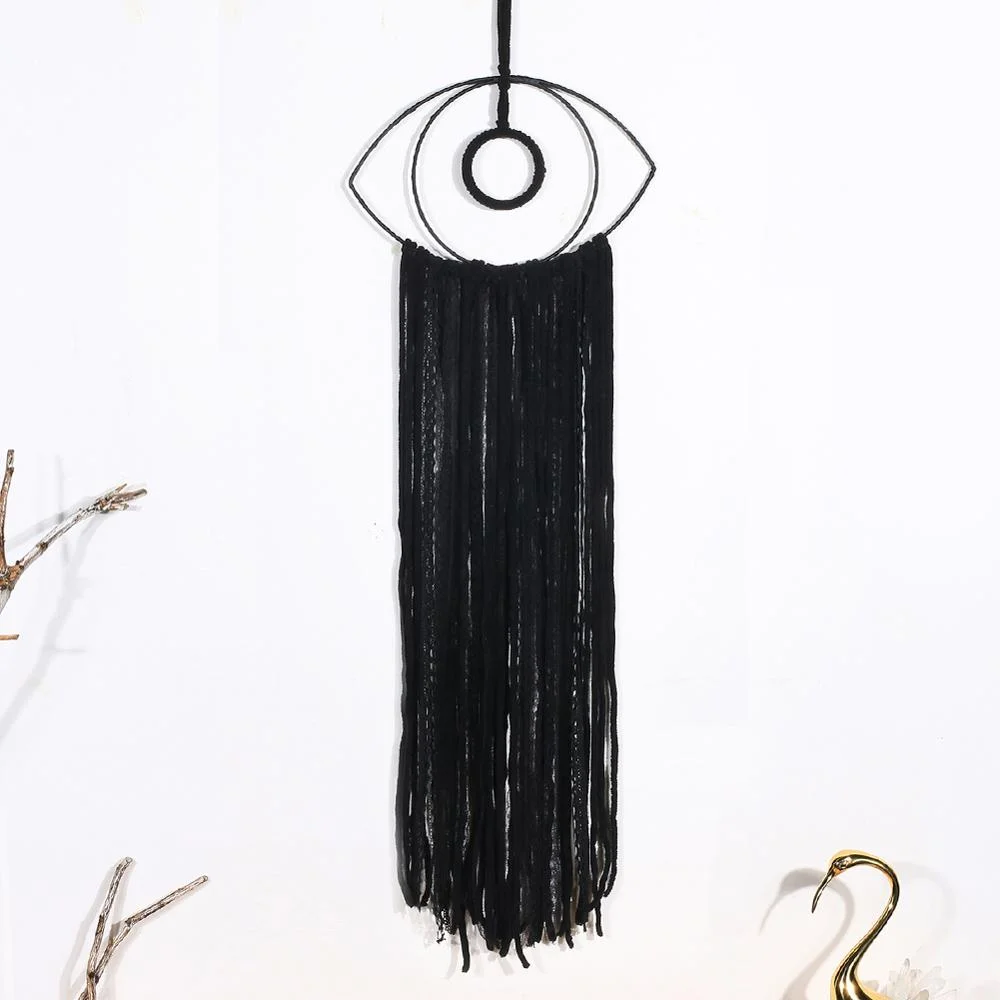 Nordic Evil Eye Dream Catcher Home Room Decor black Room Decoration For Farmhouse College Dorm Wind Chimes Gift