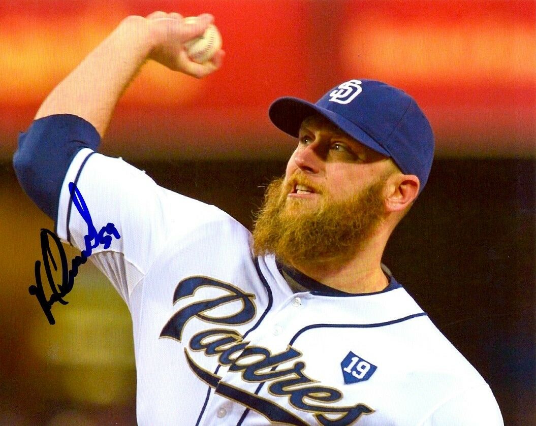 Signed 8x10 KEVIN QUACKENBUSH San Diego Padres Autographed Photo Poster painting - COA