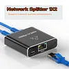 Ethernet Splitter 1 to 2 1000Mbps Gigabit Internet Cable Splitter RJ45 Splitter
