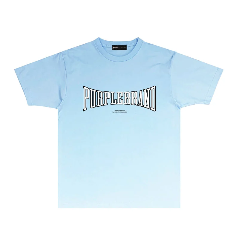 Purple 2023 new fashion T-shirt short sleeves