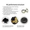 R02 1/64 Full-Scale Mini Remote Control Car 2.4GHz, 1m/s Speed, Rear-Wheel Drive, Equipped With LED Lights and a Portable Carrying Bag.