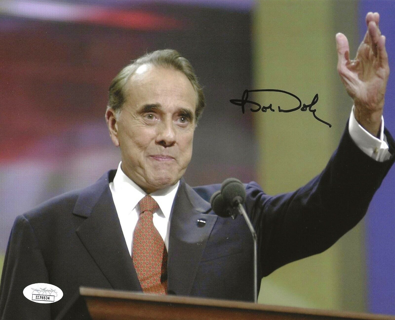 Bob Dole USA Senator Presidential Candidate signed 8x10 Photo Poster painting autographed JSA