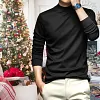 Chemise de base pour hommes en coton merceris&eacute; extensible, chaude et confortable