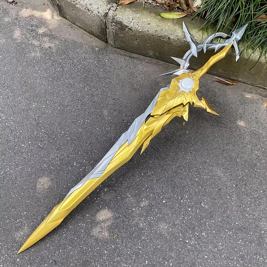 ◆新品　イスラム王の剣（刀）シルバー・戦士・コスプレ・コレクション　銃刀法ＯＫ Amazon.co.jp: [Sanjucos] 西洋剣 騎士剣 コスプレ 武器
