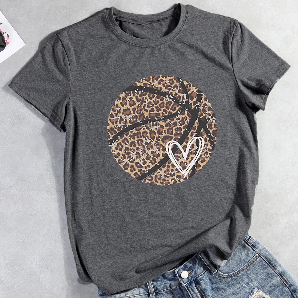 Custom Unisex T-Shirt Cubs - Baseball Leopard Design XXL / Dark Grey